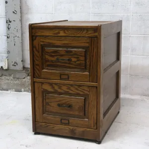 ビンテージ ウッド ファイルキャビネット