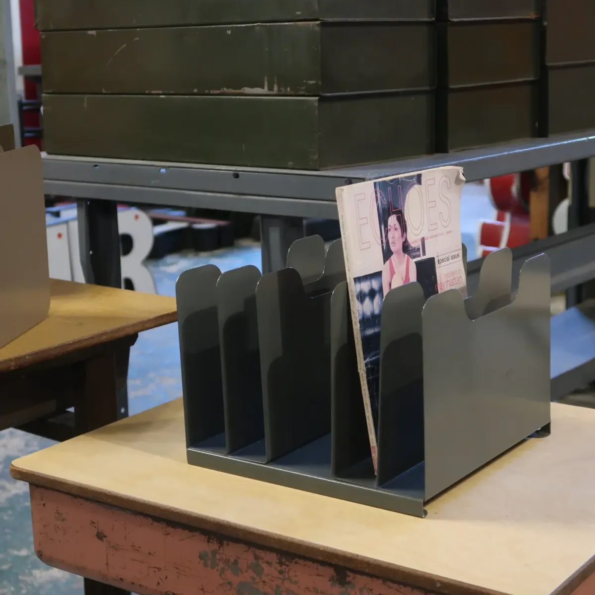 ビンテージ デスクオーガナイザー