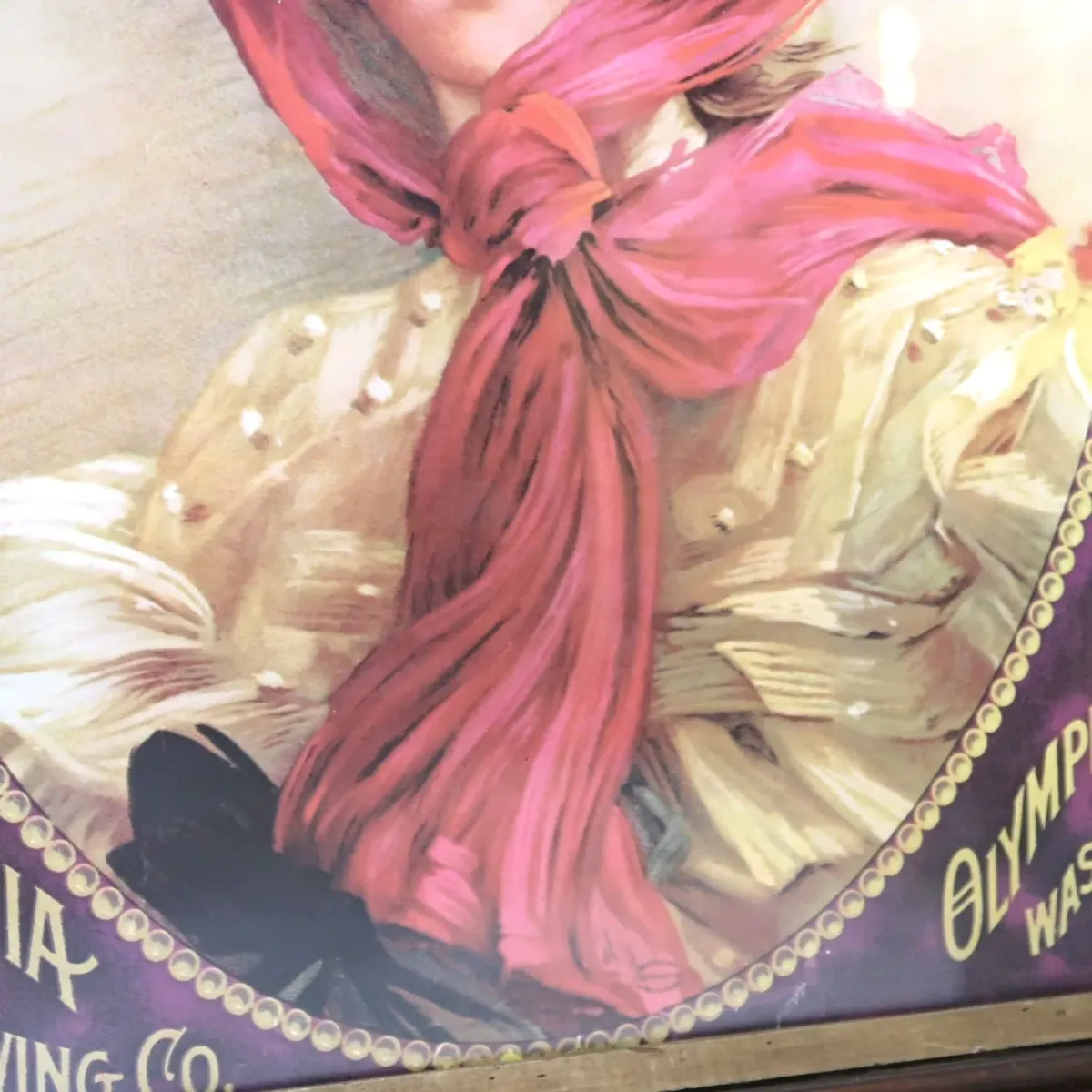 OLYMPIA BEER ビンテージ パブミラー