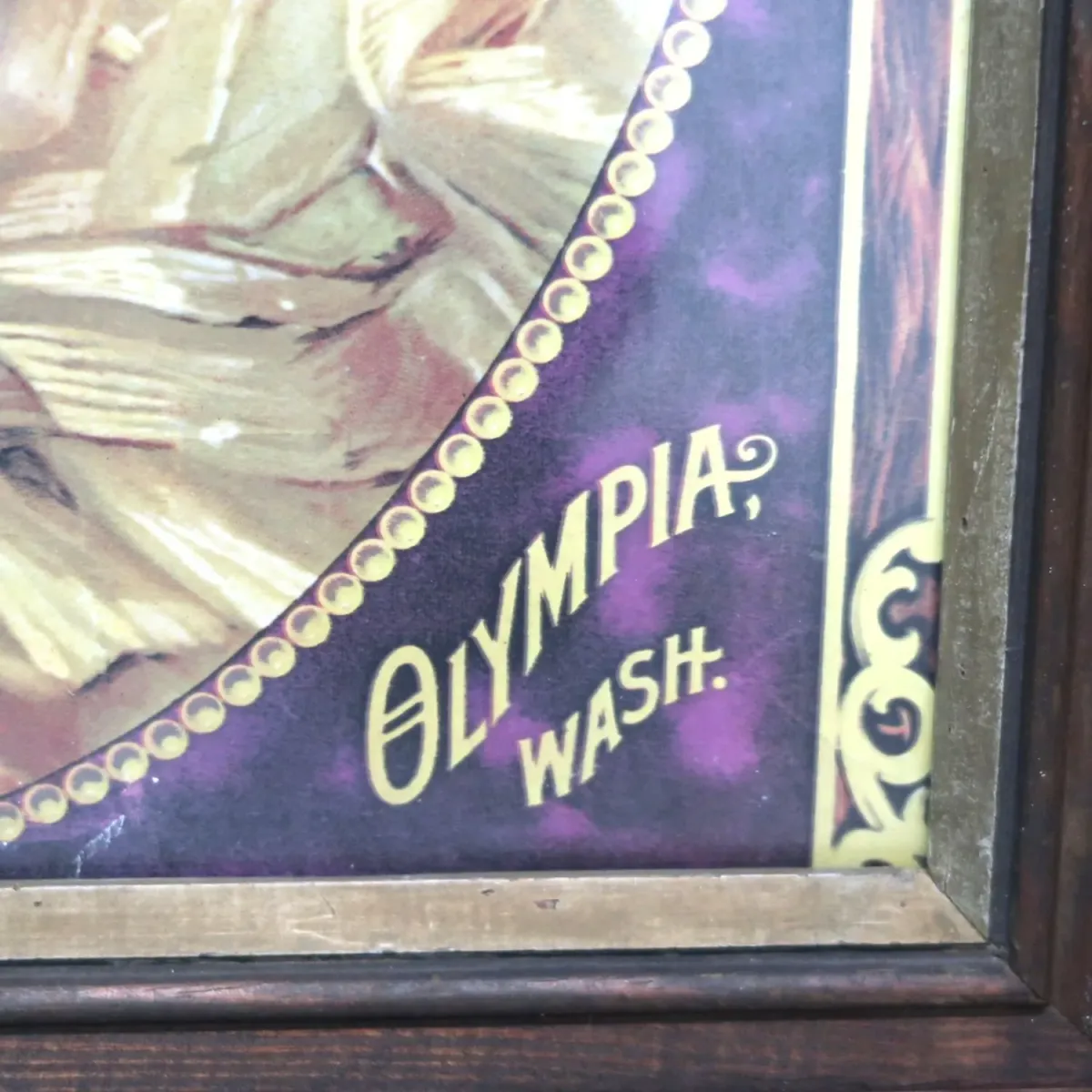 OLYMPIA BEER ビンテージ パブミラー