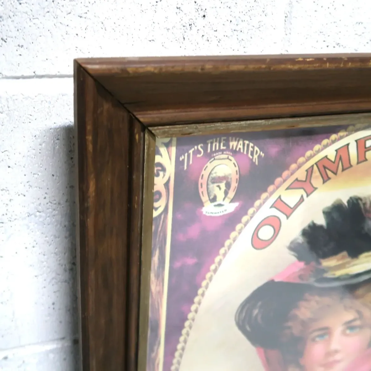 OLYMPIA BEER ビンテージ パブミラー