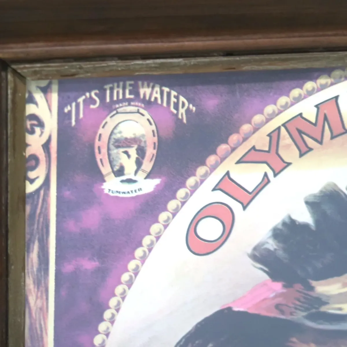 OLYMPIA BEER ビンテージ パブミラー