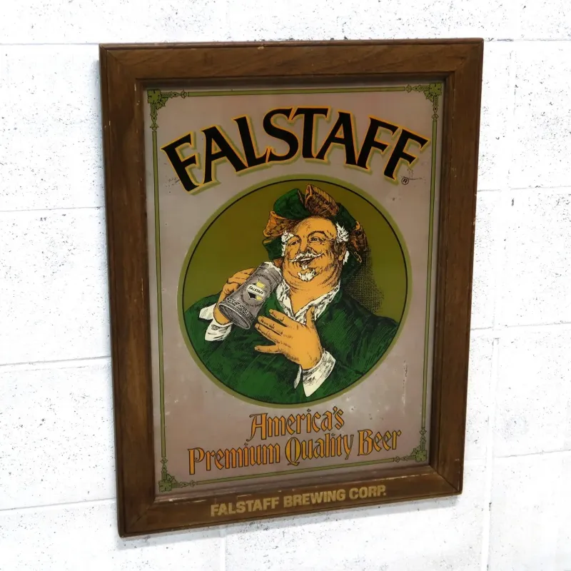FALSTAFF ビンテージ パブミラー