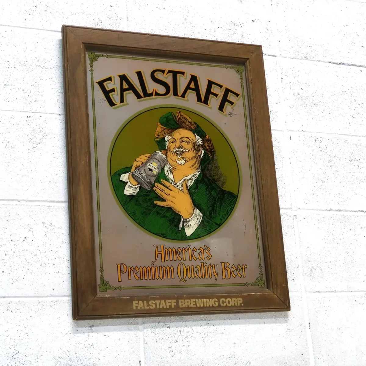 FALSTAFF ビンテージ パブミラー