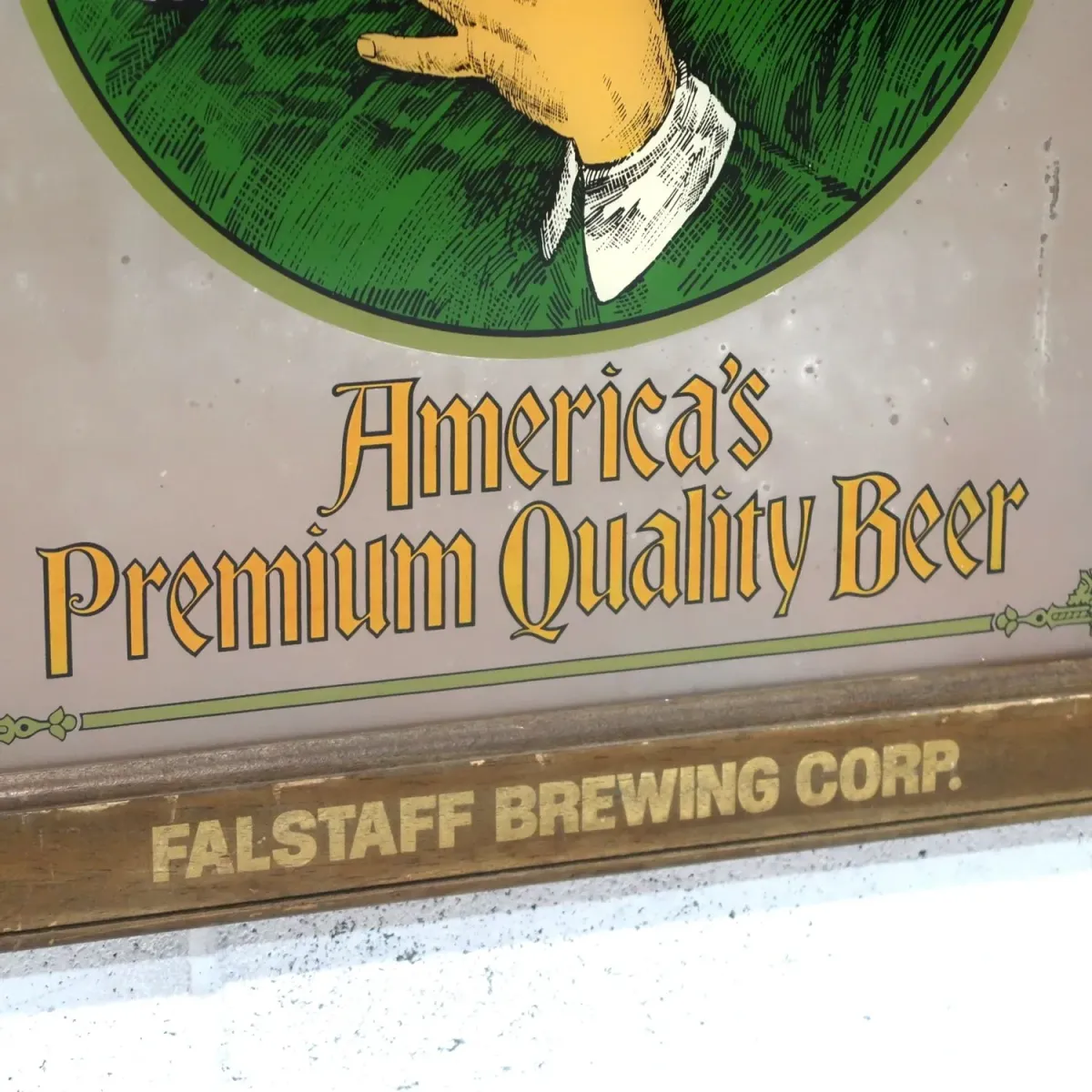 FALSTAFF ビンテージ パブミラー