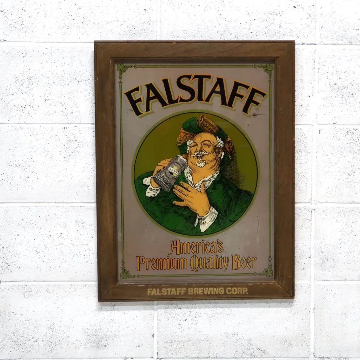 FALSTAFF ビンテージ パブミラー