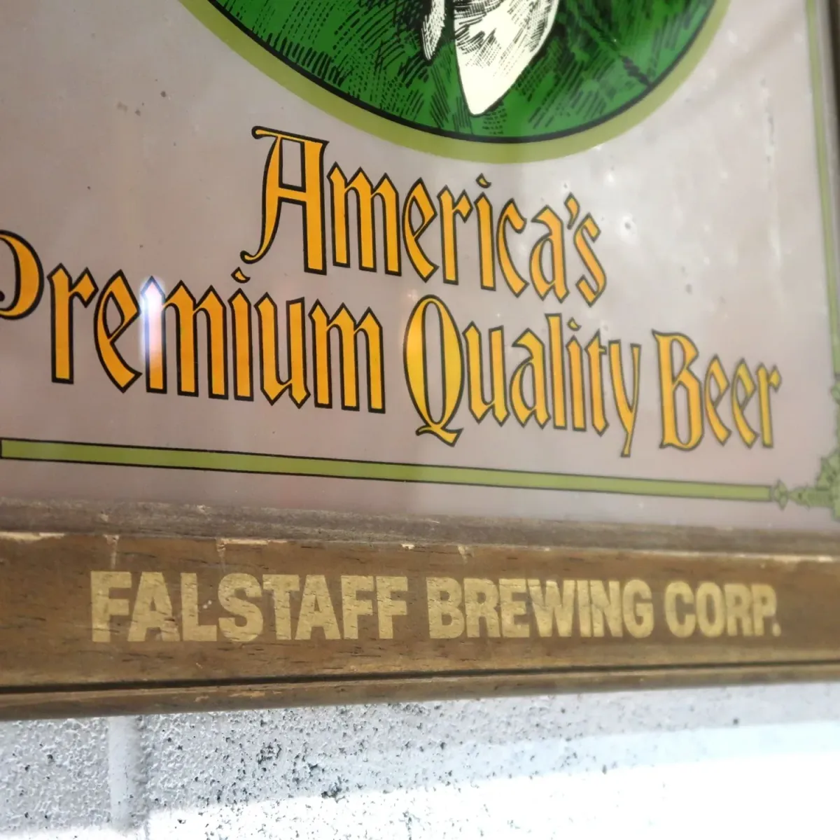 FALSTAFF ビンテージ パブミラー