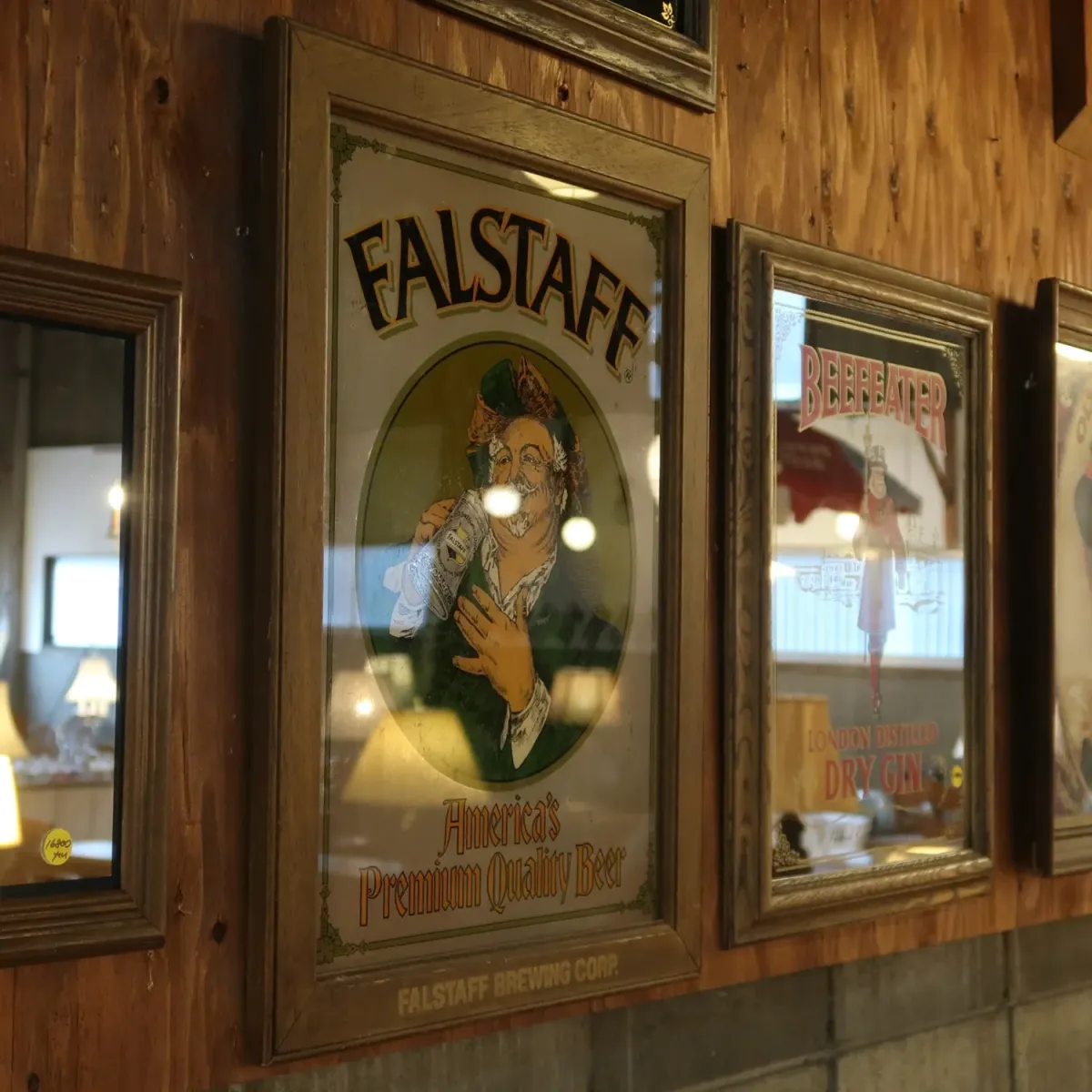 FALSTAFF ビンテージ パブミラー