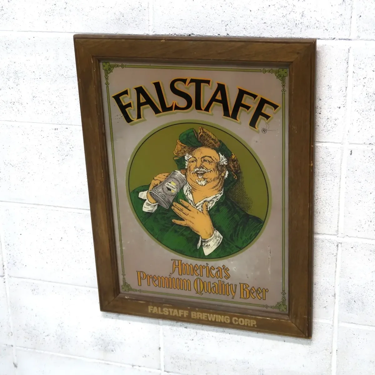 FALSTAFF ビンテージ パブミラー