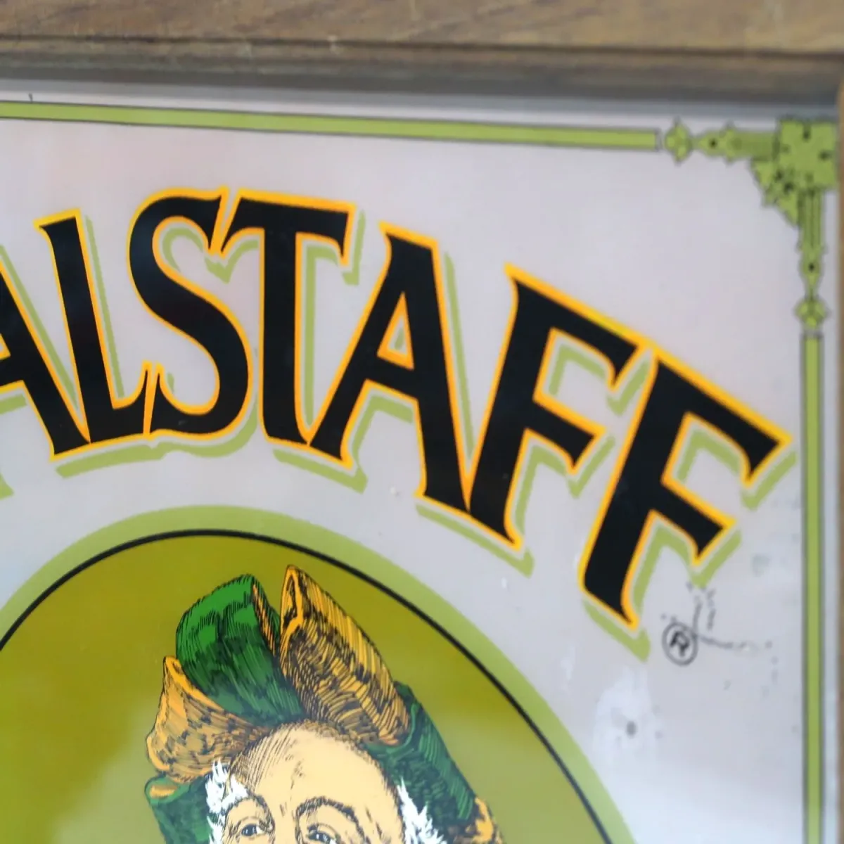FALSTAFF ビンテージ パブミラー