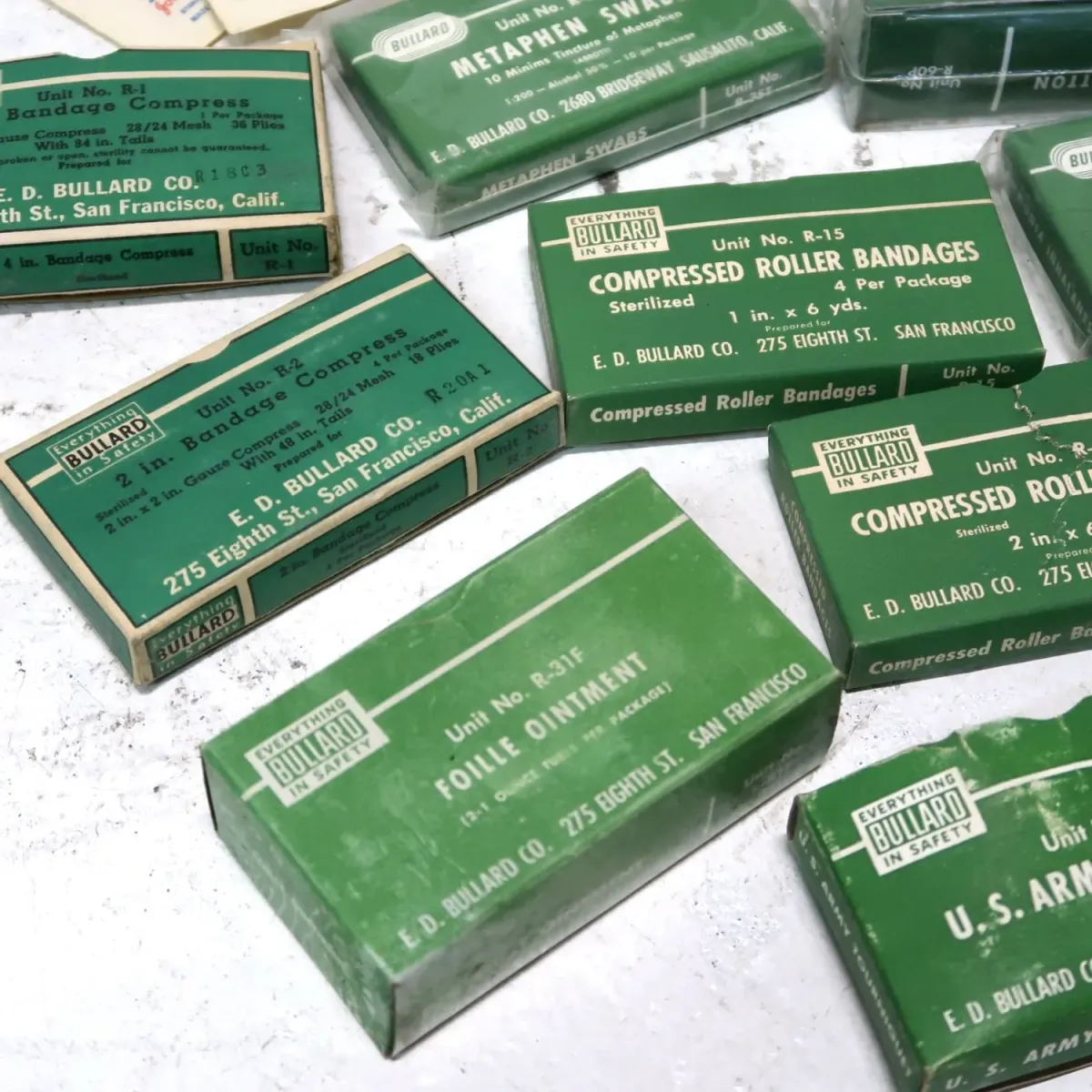 BULLARD ビンテージ FIRST AID メタルボックス ミリタリー