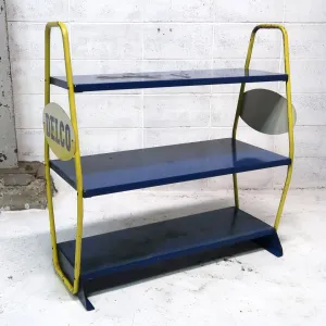 DELCO ビンテージ メタルシェルフ