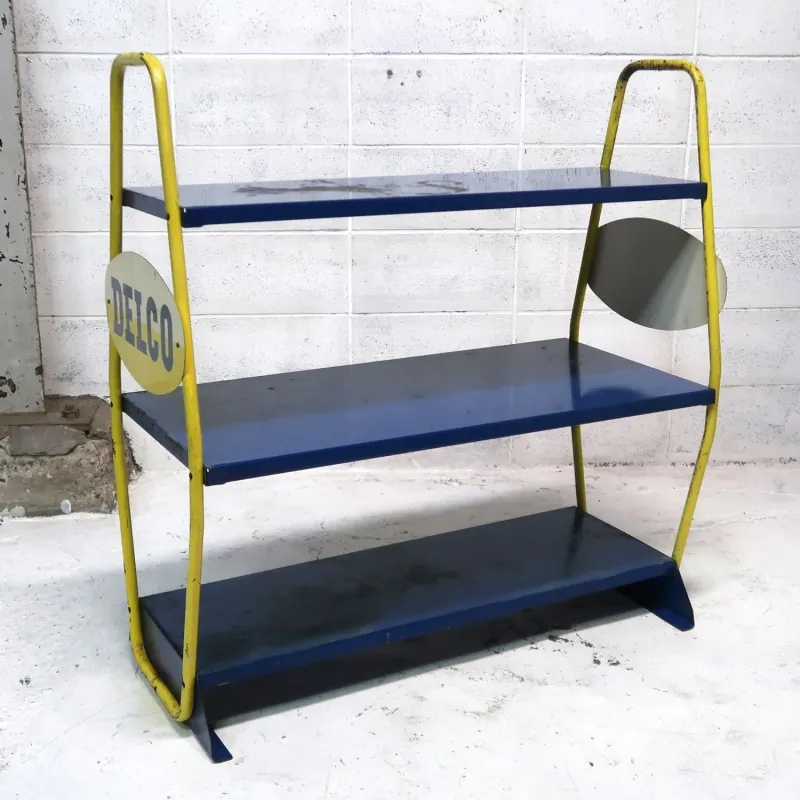 DELCO ビンテージ メタルシェルフ