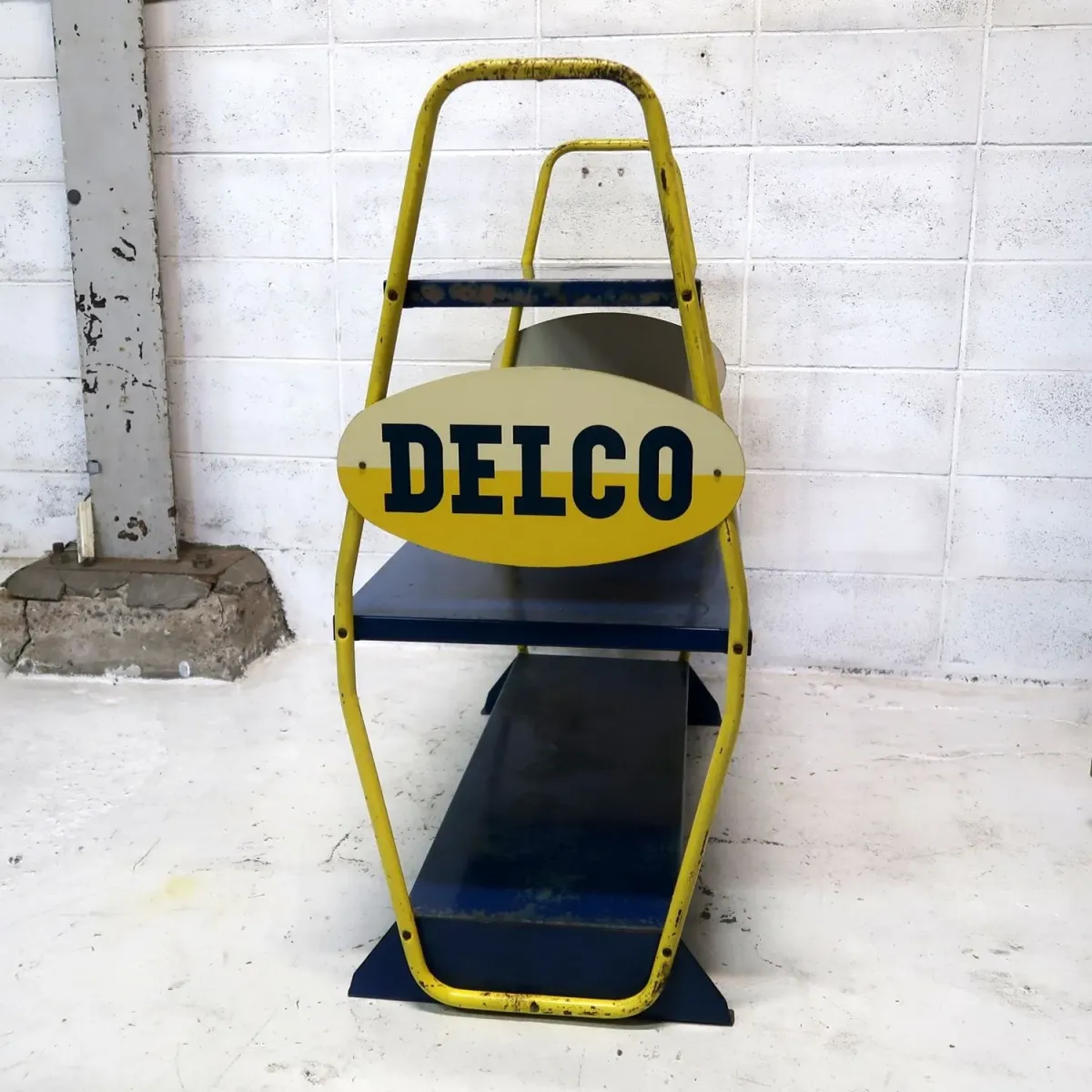 DELCO ビンテージ メタルシェルフ