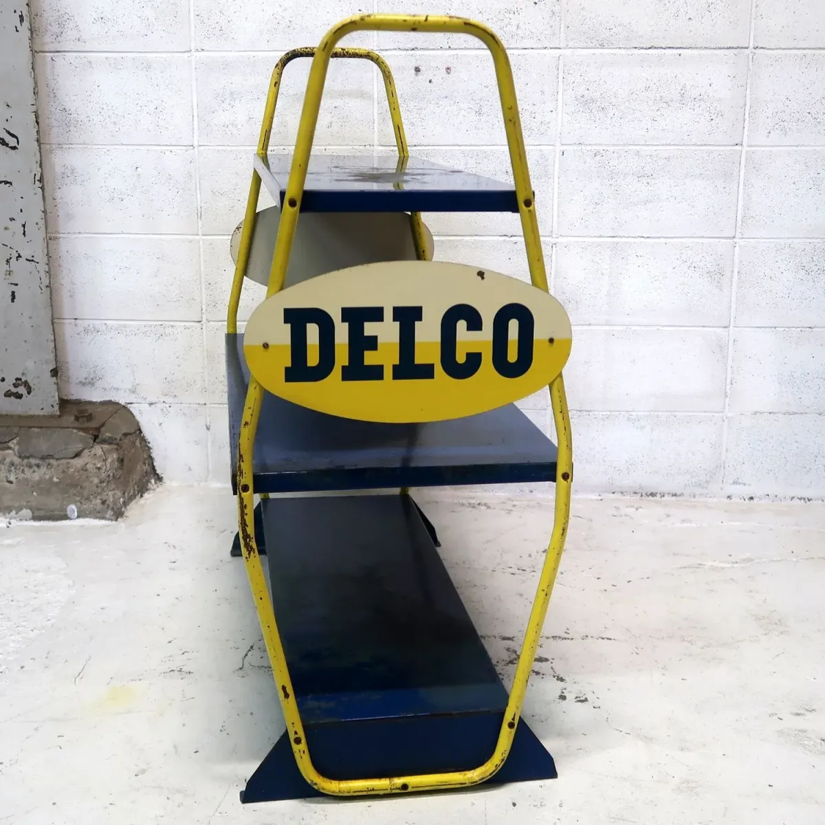 DELCO ビンテージ メタルシェルフ