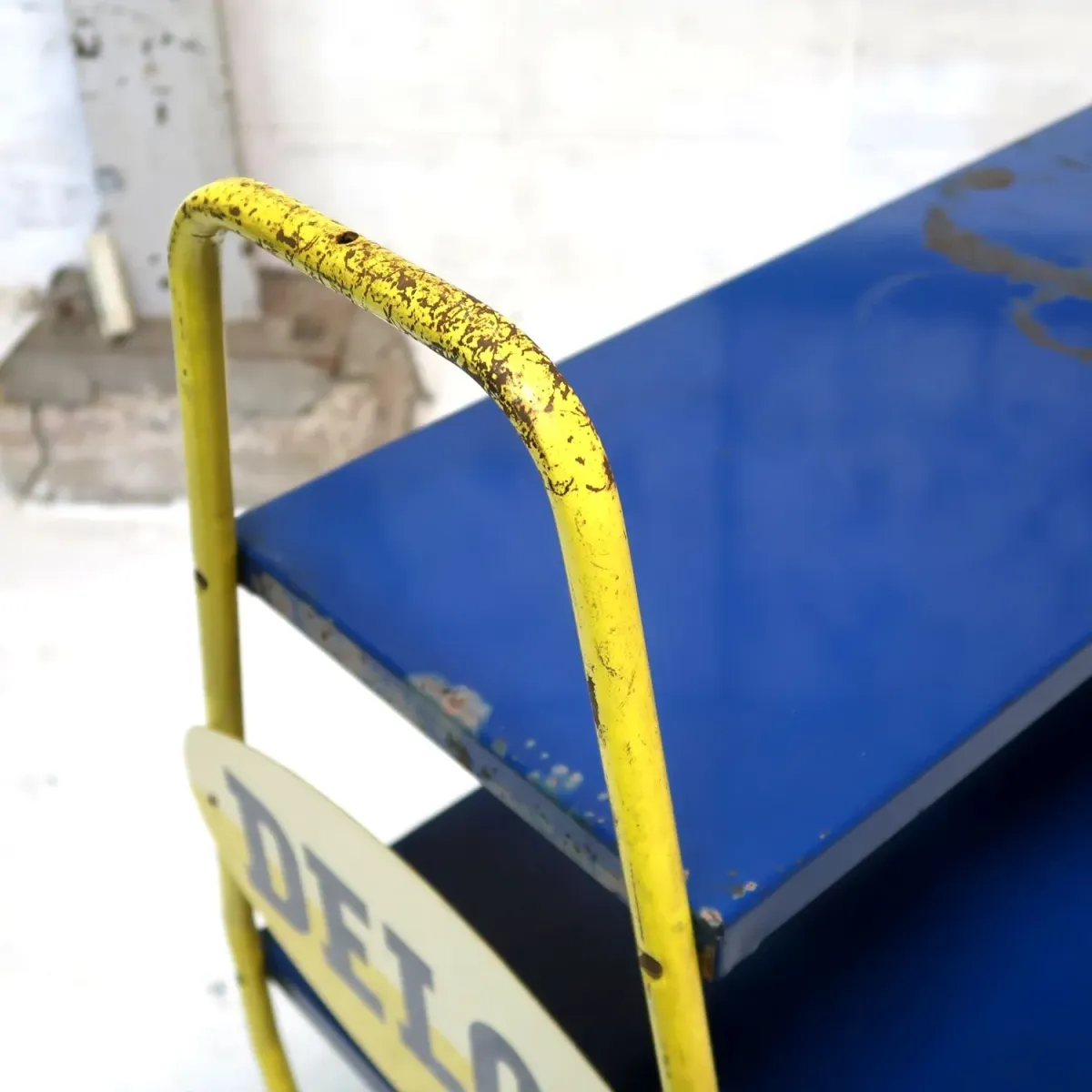 DELCO ビンテージ メタルシェルフ