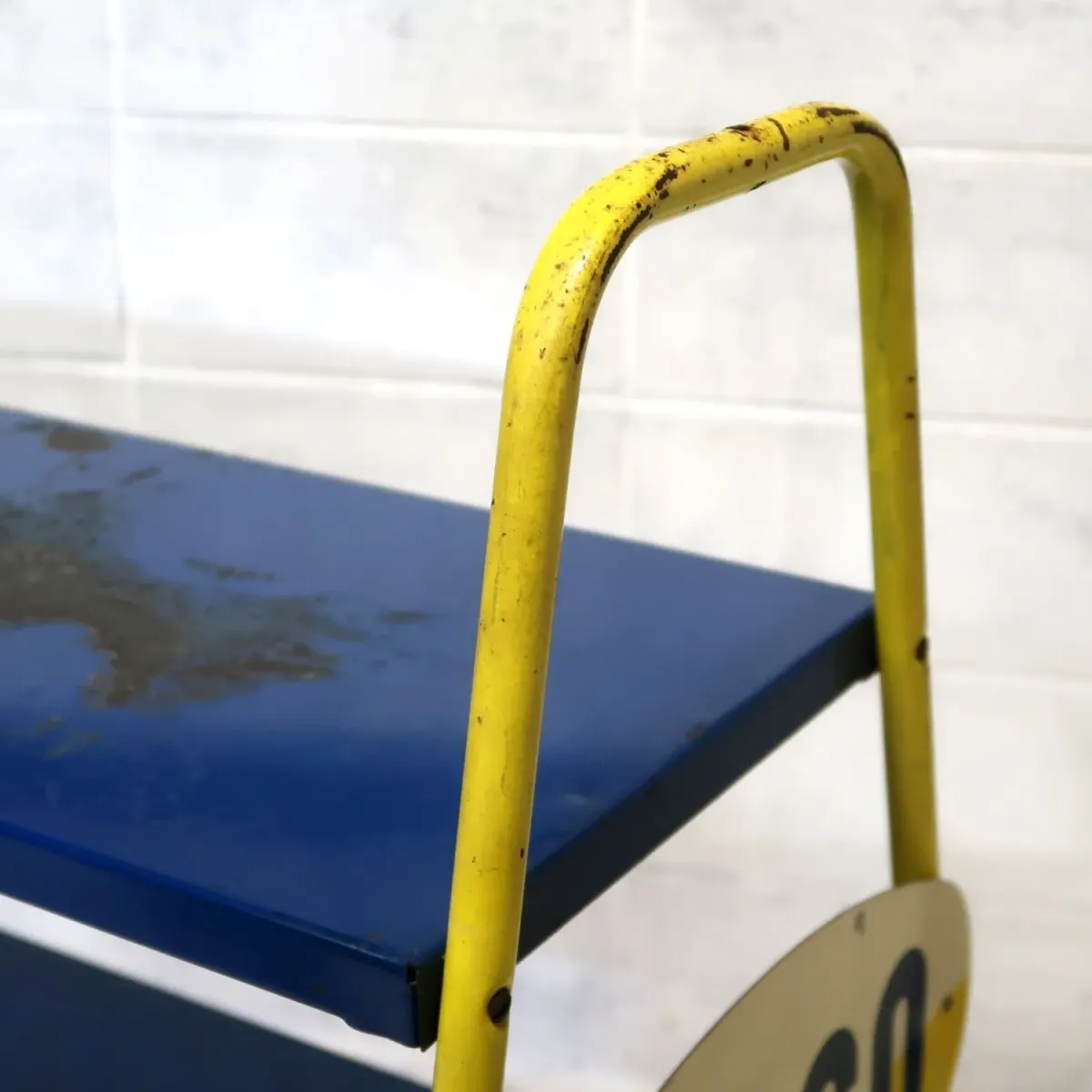 DELCO ビンテージ メタルシェルフ