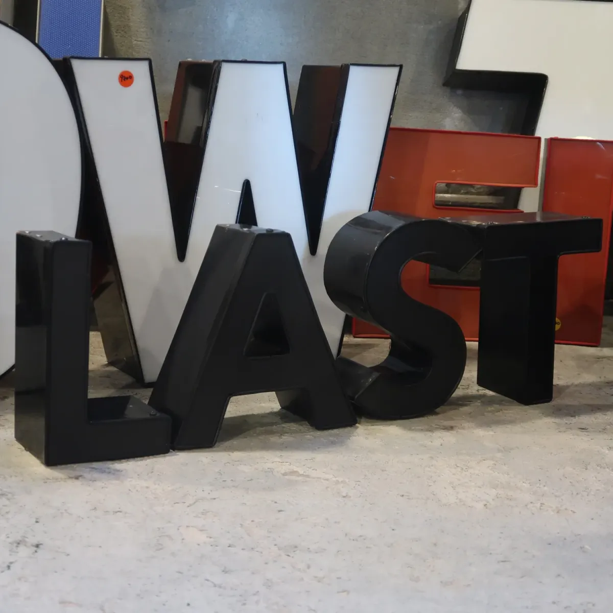 ビンテージ レターサイン ミニサイズ A