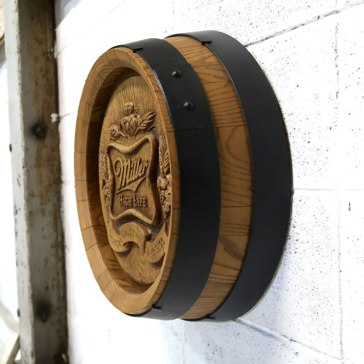 Miller HIGH LIFE ビンテージ 立体バレルサイン
