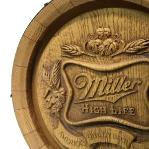 Miller HIGH LIFE ビンテージ 立体バレルサイン