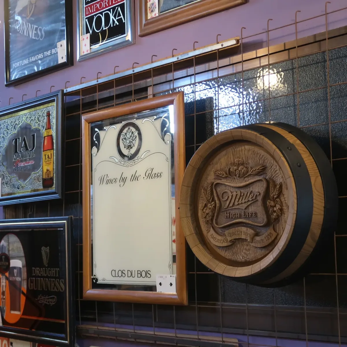 Miller HIGH LIFE ビンテージ 立体バレルサイン