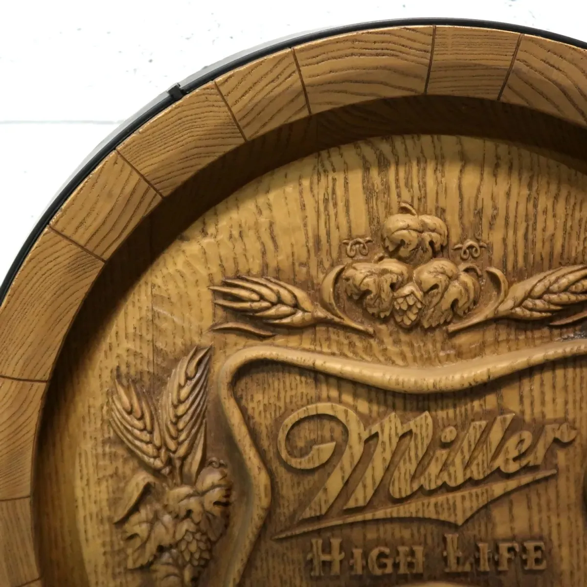 Miller HIGH LIFE ビンテージ 立体バレルサイン
