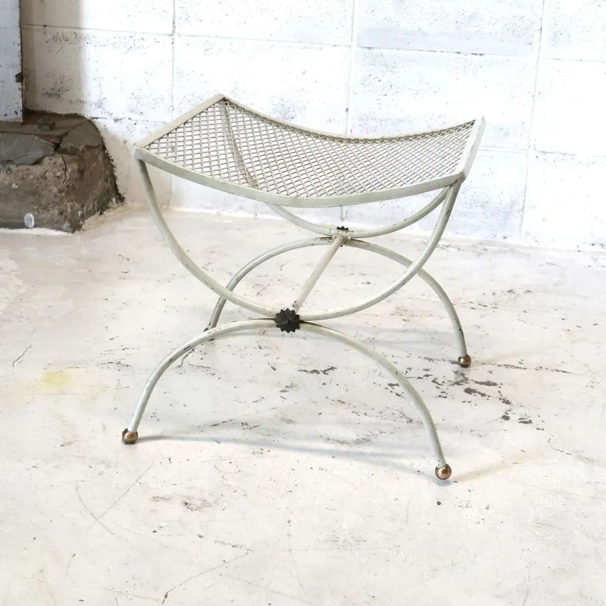 50's ビンテージ アイアン×メタルスツール