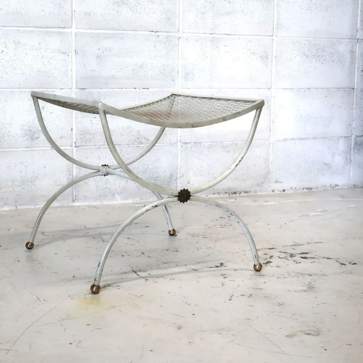 50's ビンテージ アイアン×メタルスツール