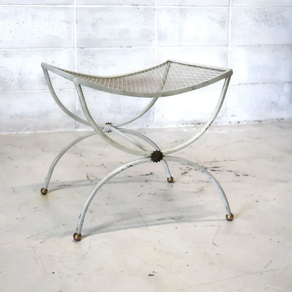 50's ビンテージ アイアン×メタルスツール