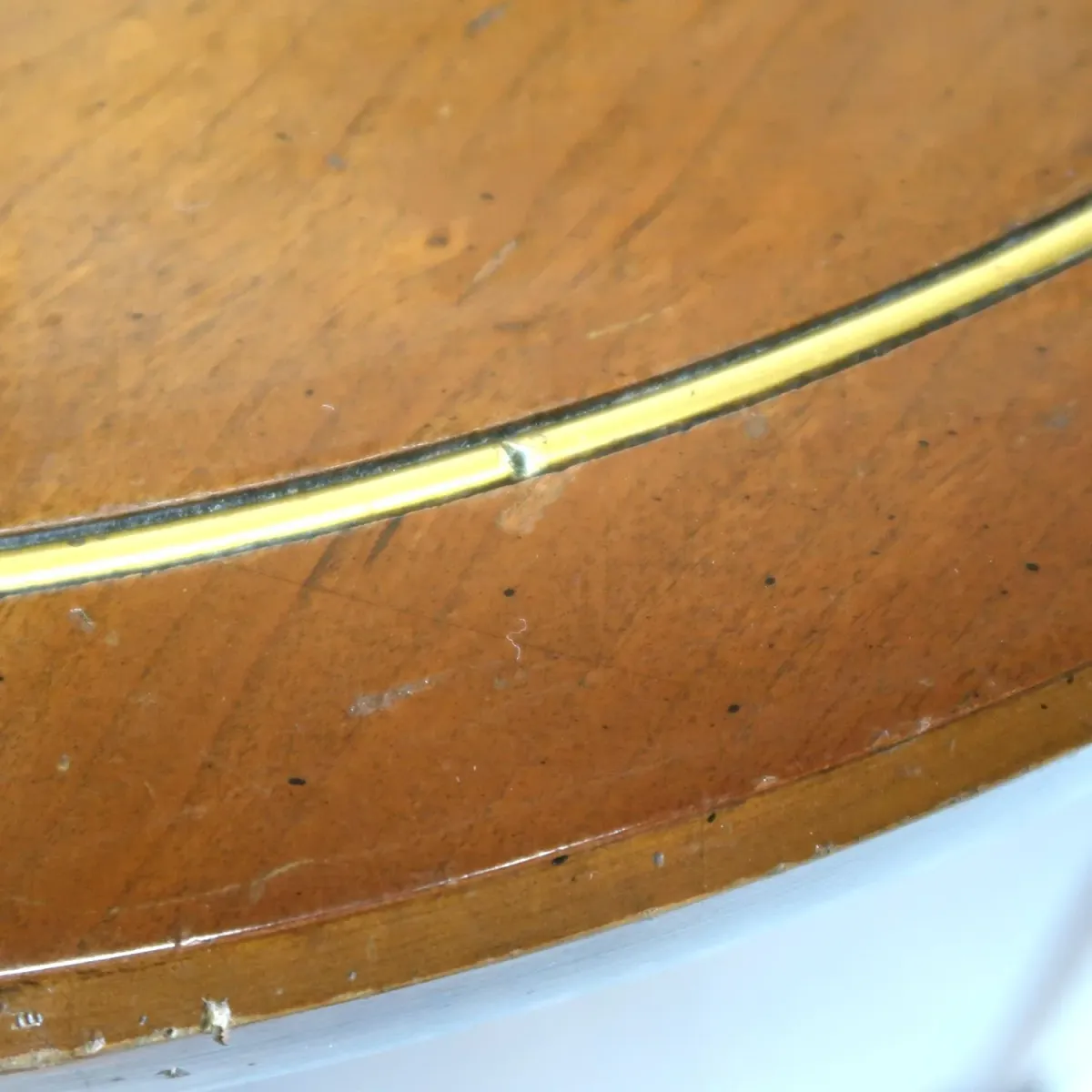 BASSETT FURNITURE アンティーク ラウンドサイドテーブル