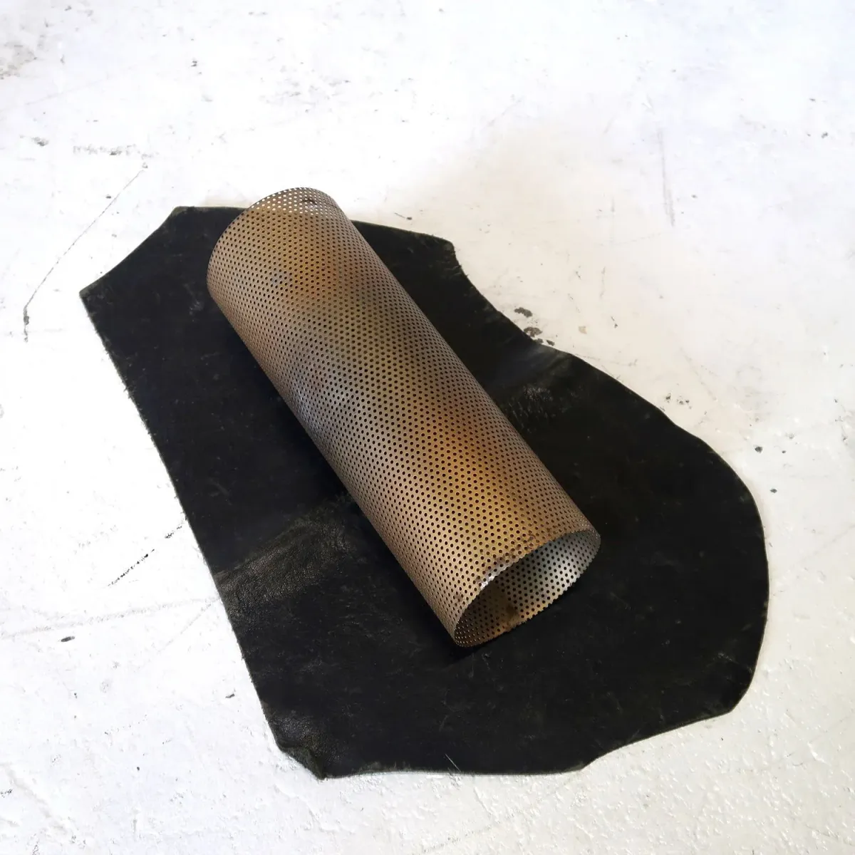 アンティーク グリーンガラス ペンダントランプ