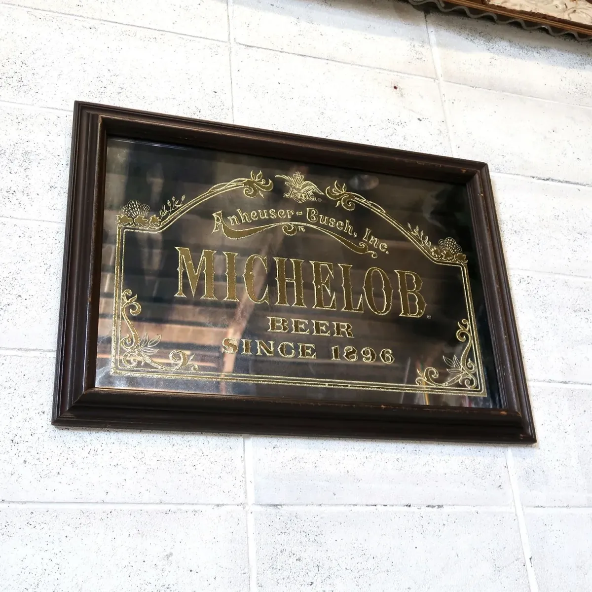 MICHELOB ビンテージ パブミラー