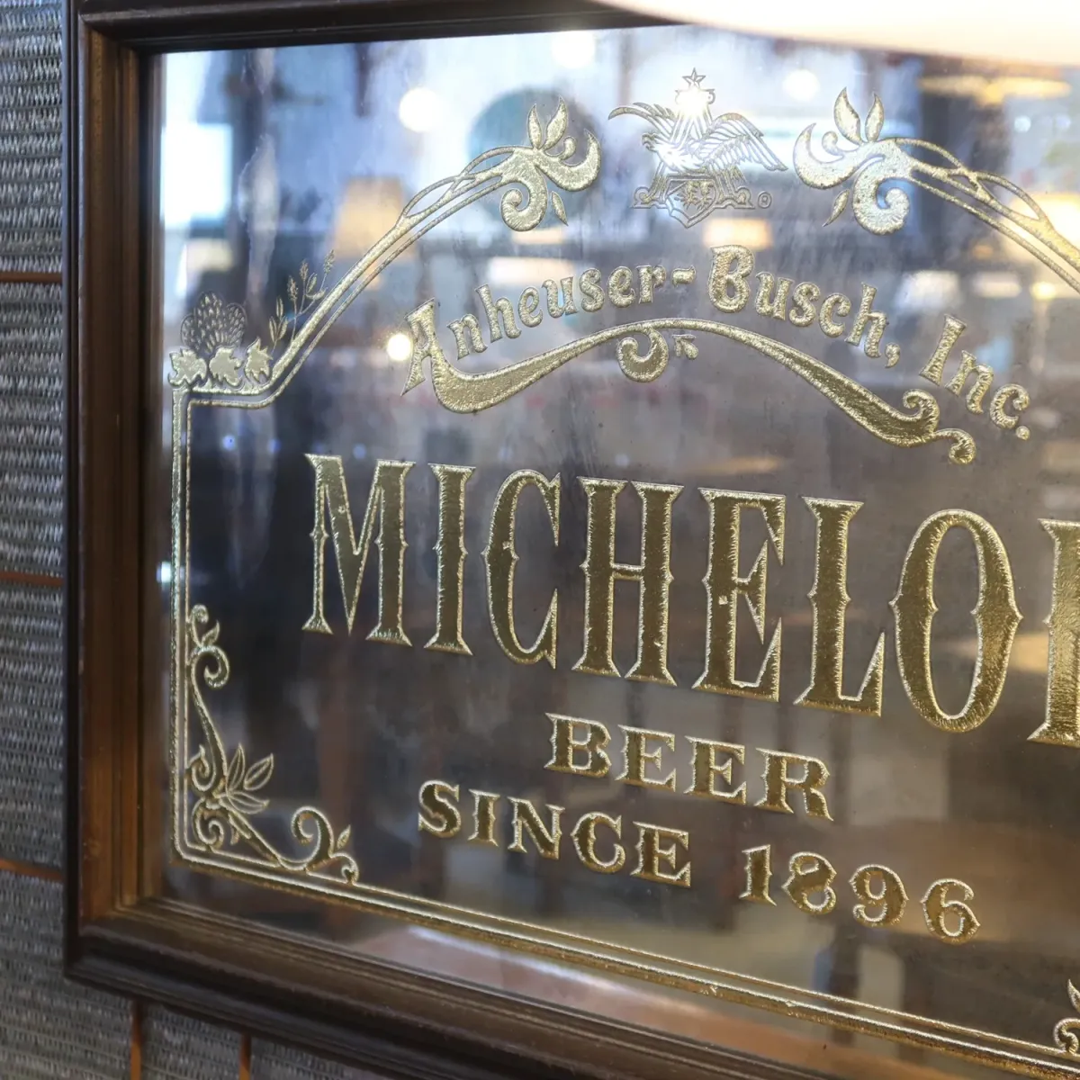 MICHELOB ビンテージ パブミラー