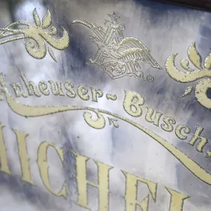 MICHELOB ビンテージ パブミラー