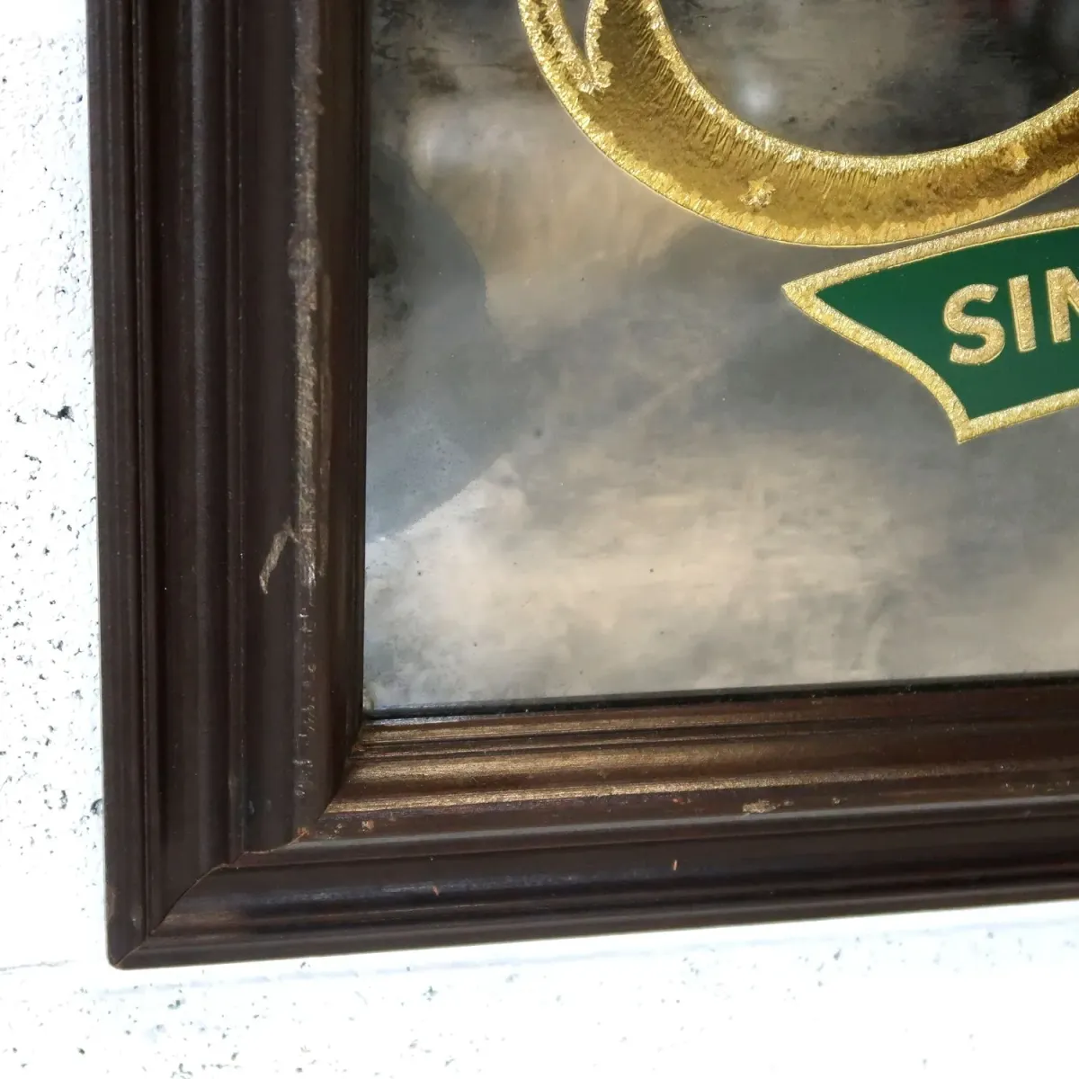 BALLANTINE ALE ビンテージ 大型パブミラー