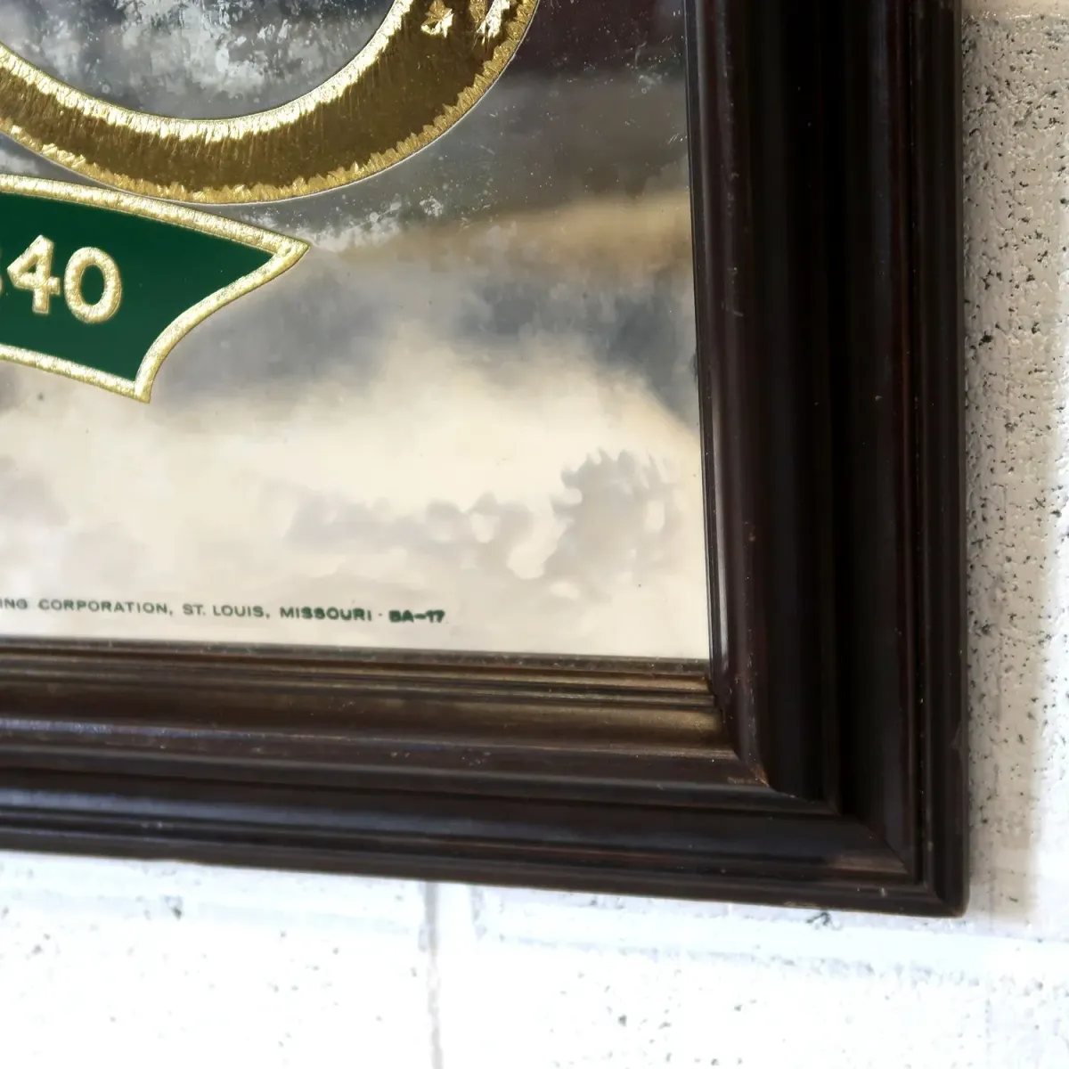 BALLANTINE ALE ビンテージ 大型パブミラー