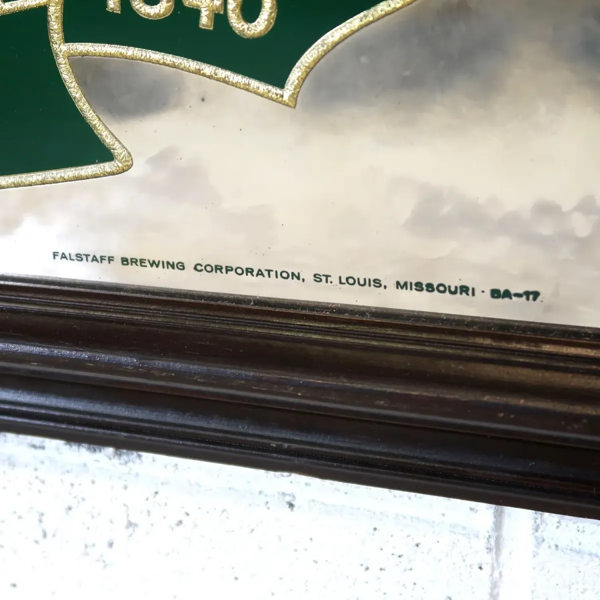 BALLANTINE ALE ビンテージ 大型パブミラー