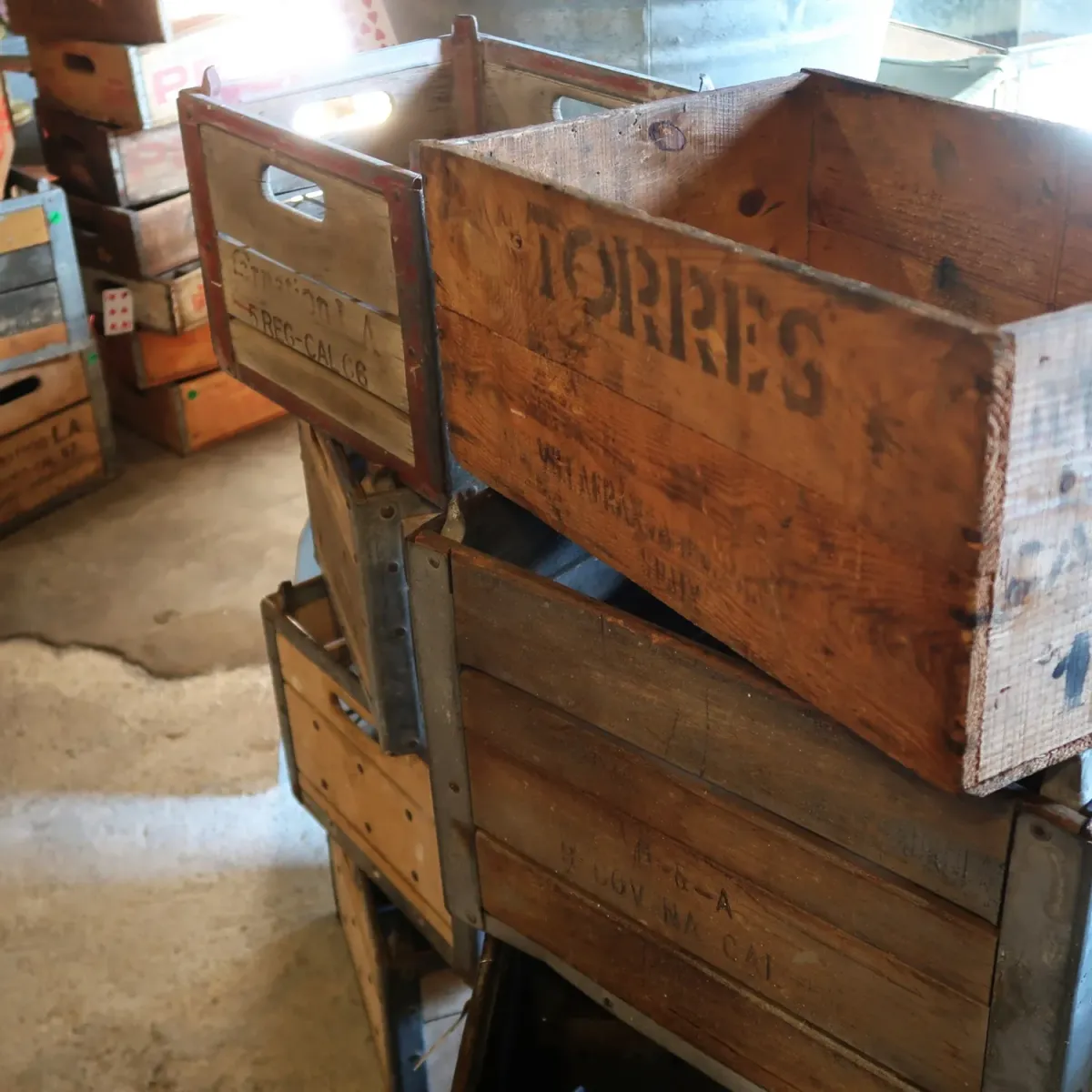 TORRES ビンテージ ウッドボックス