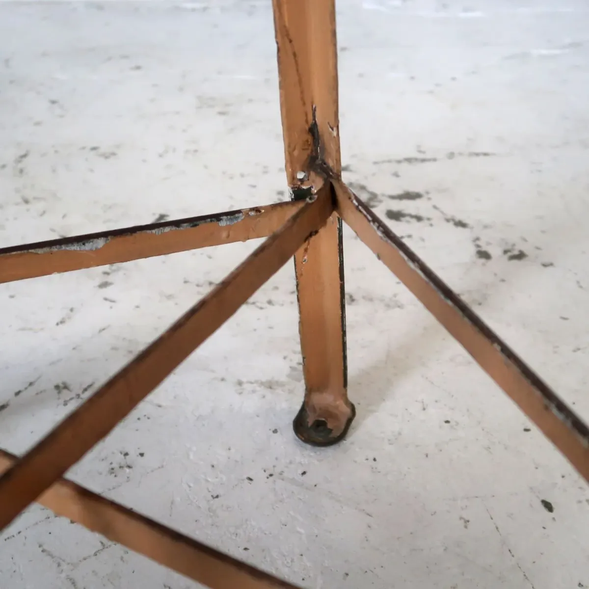 ビンテージ ウッド×アイアン スツール