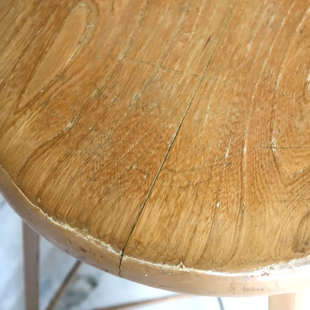 ビンテージ ウッド×アイアン スツール