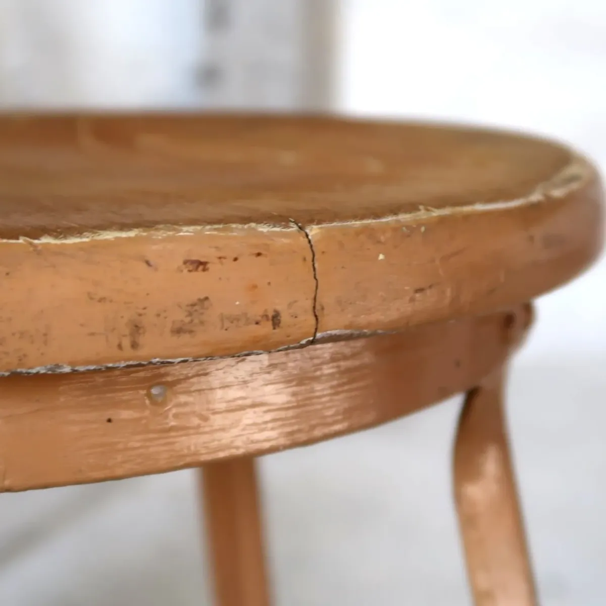 ビンテージ ウッド×アイアン スツール