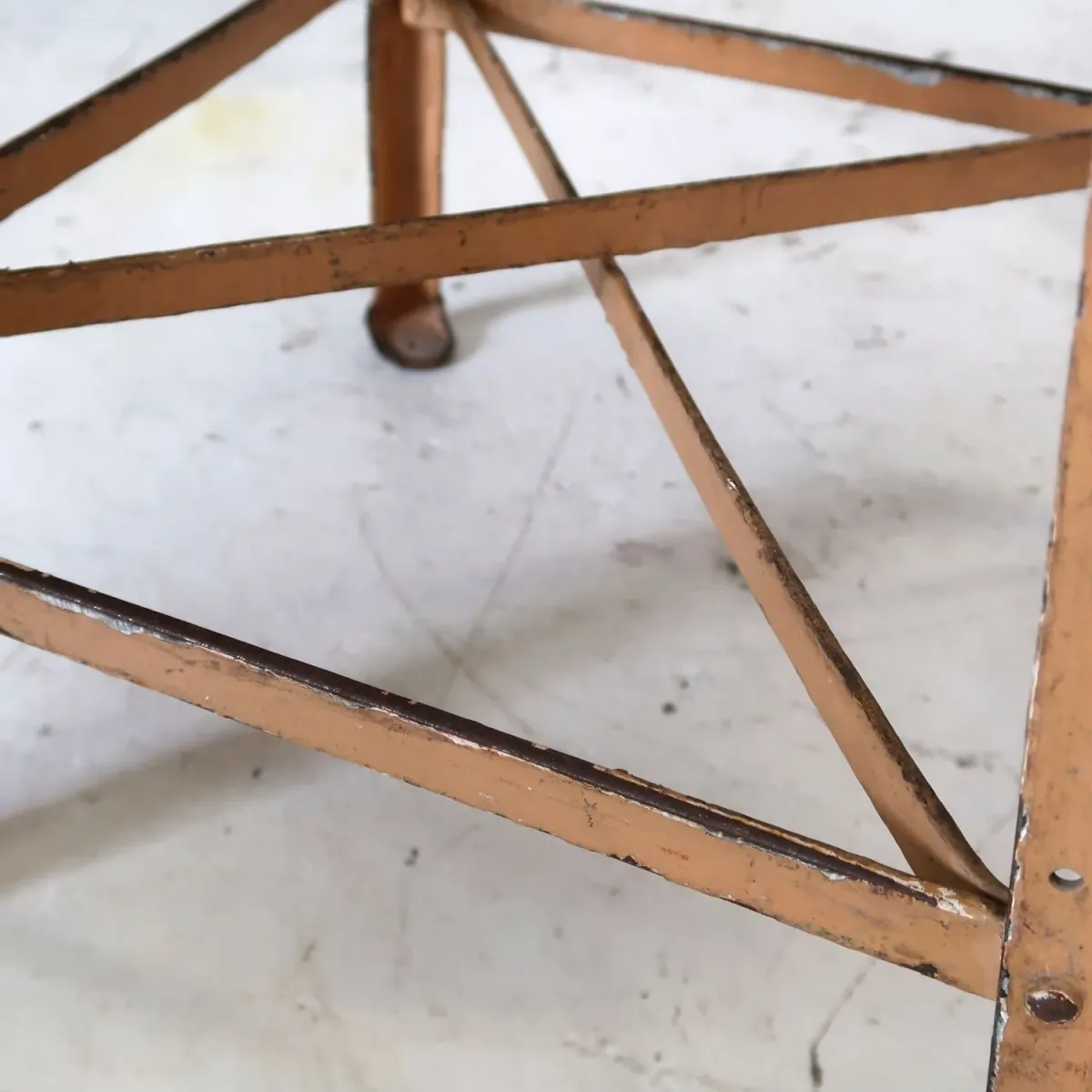 ビンテージ ウッド×アイアン スツール