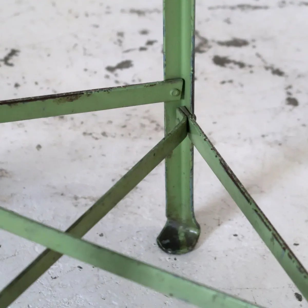 ビンテージ ウッド×アイアン スツール