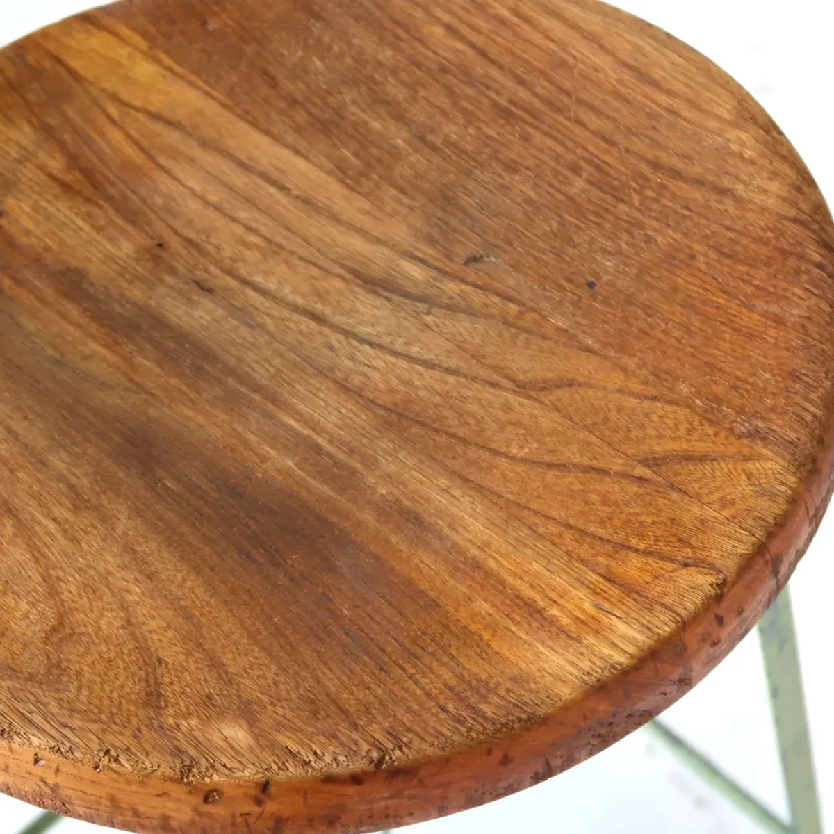 ビンテージ ウッド×アイアン スツール