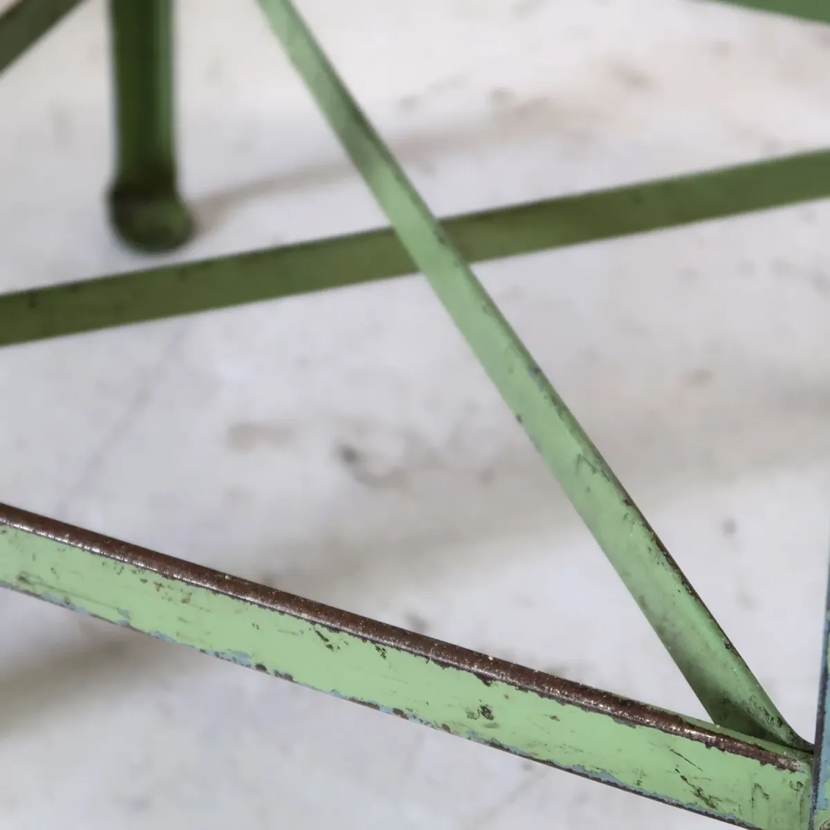 ビンテージ ウッド×アイアン スツール