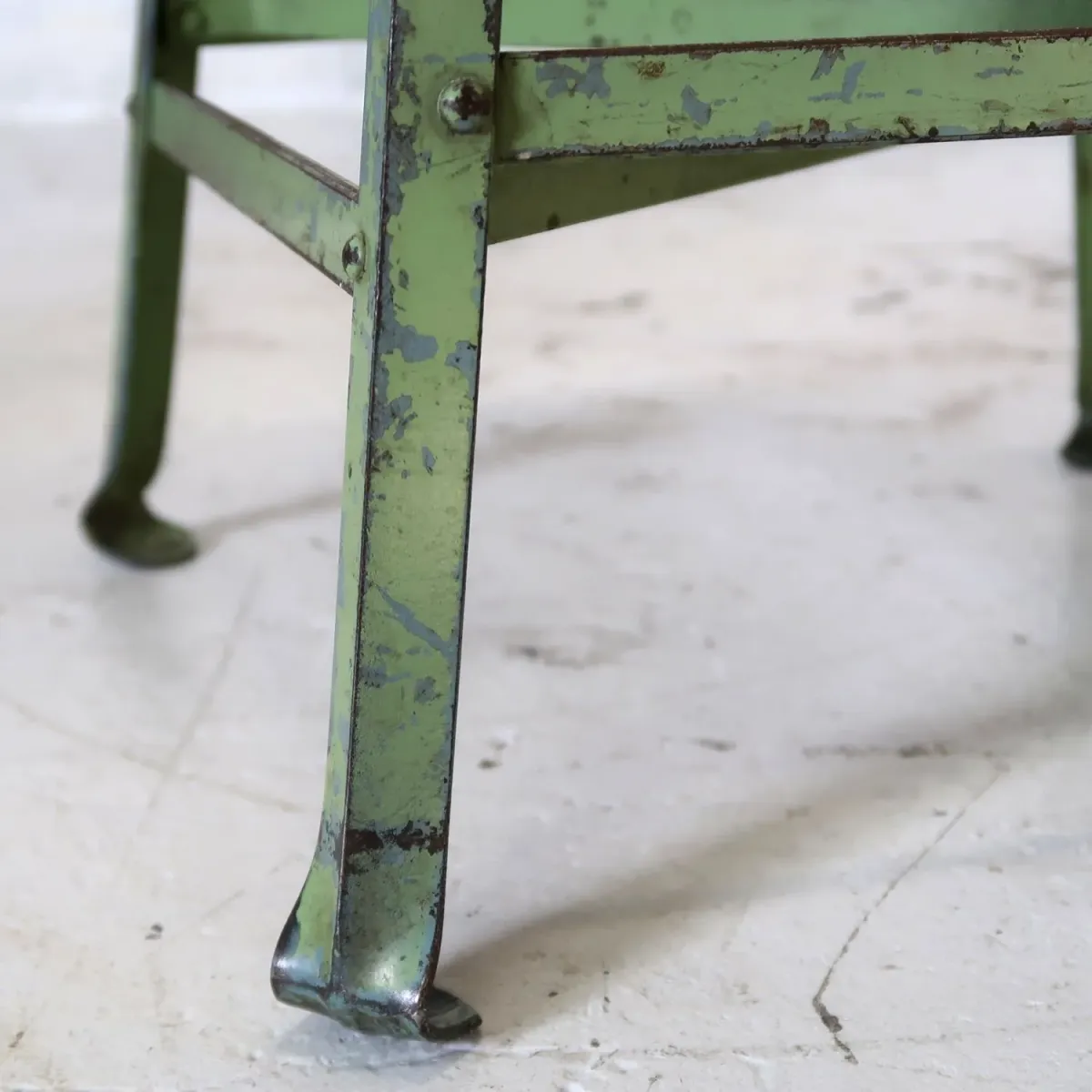 ビンテージ ウッド×アイアン スツール