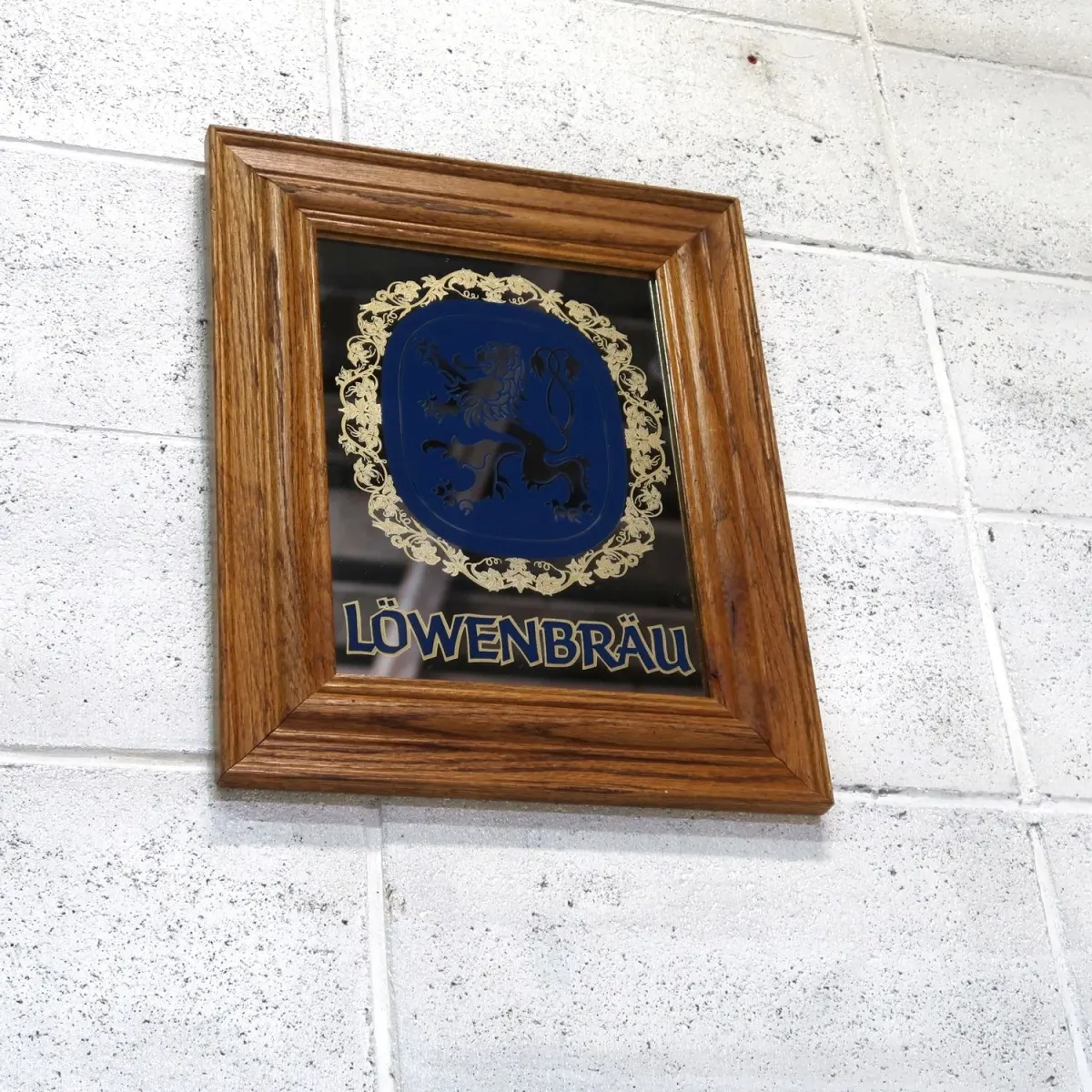 LOWENBRAU ビンテージ パブミラー