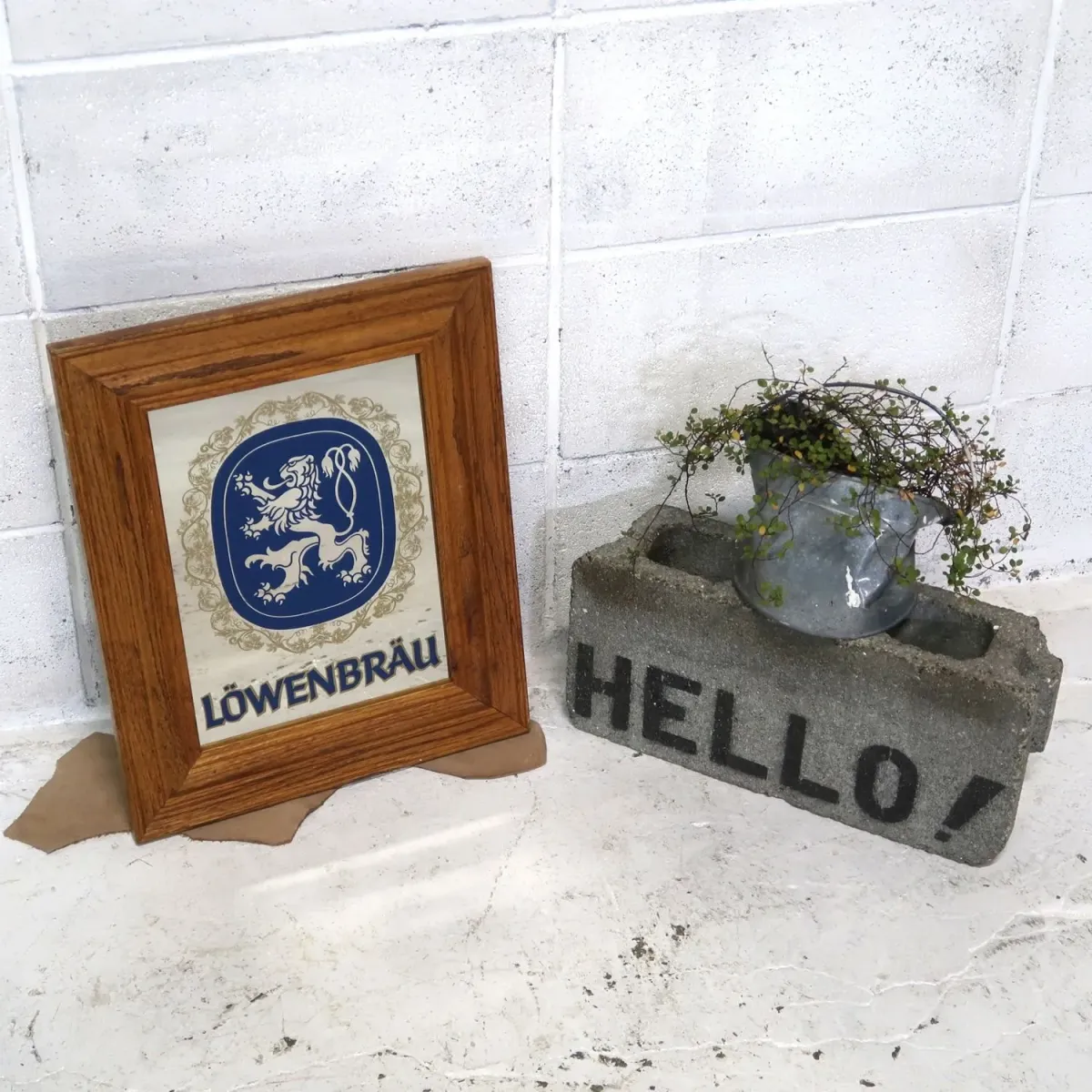 LOWENBRAU ビンテージ パブミラー