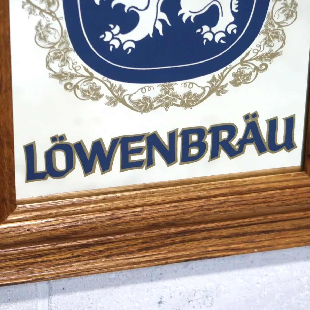 LOWENBRAU ビンテージ パブミラー