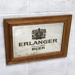 ERLANGER BEER ビンテージ パブミラー